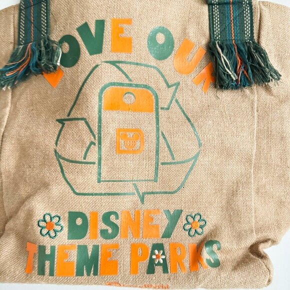 Disney Theme Parks Jute Bag - Picture 2 of 7